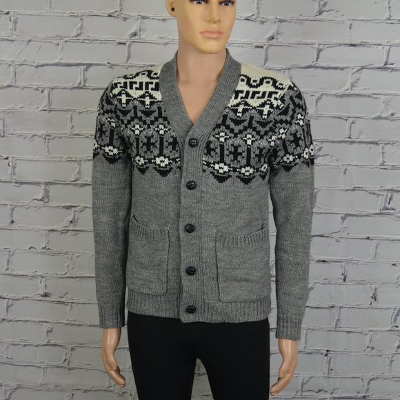Mens Topman Cardigan Sweater size small